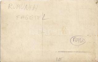 Bükklok, Fagetel (Hargita); Ostern 1917. Phot. Oblt. Dedek / Első világháborús katonai húsvét falube...