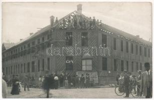 Nagyszeben, Hermannstadt, Sibiu (?); építkezés / house construction. photo