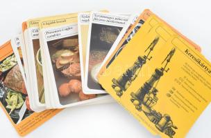 Kártyák receptekkel tematikusan rendszerezve