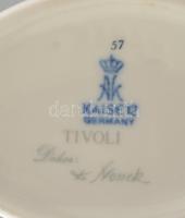 Kaiser német porcelán váza, 2 db, hibátlan, m: 13x24 cm