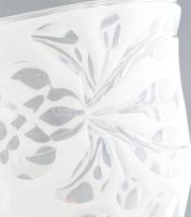 6 darabos Biedermeier üveg gyűjtemény, korának megfelelő állapotban, korának megfelelő kopásokkal, z...