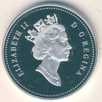 Kanada 1990. 1$ Ag "Henry-Kelsey-expedíció" T:PP Tanúsítvánnyal! Eredeti díszdobozban!