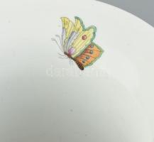 Herendi Viktória mintás körmös váza, jelzett, kopott, m: 17 cm, d: 22 cm