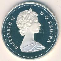 Kanada 1986. 1$ Ag "Vancouver" T:PP Tanúsítvánnyal! Eredeti díszdobozban!