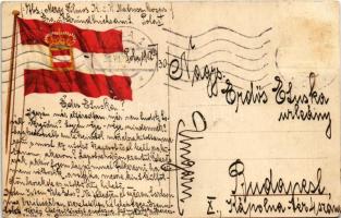 1912 Ruhe an Bord / Austro-Hungarian Navy, K.u.K. Kriegsmarine, resting mariners on board, litho nav...