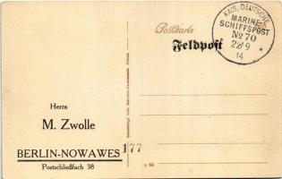 Kapitän-Leutnant Weddigen / Otto Weddigen, German Navy (Kaiserliche Marine) U-boat commander. Art No...