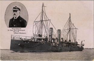 HMS Royal Arthur, Vice-Admiral Sir Day Hort Bosanquet K. C. B. (Photo Dinham) (b)