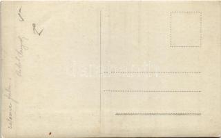 WWI Austro-Hungarian K.u.K. military, village with cross. photo