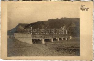 1917 Simian, Fort, bridge. photo