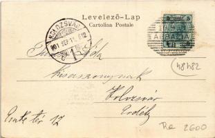 1901 Fiume, Rijeka; Corso / street view, shops. Koch & Bitriol