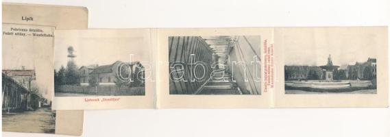 Lipik, Fedett sétány. Leporellólap 10 képpel / Pokriveno setaliste / Wandelbahn / spa. leporellocard...
