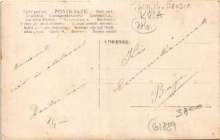 Kúla, Kula; Az önkéntes tűzoltó egylet 30 éves fennállásának emlékére készült zászló / flag made for...