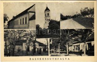 Bácskossuthfalva, Kossuthfalva, Moravica, Ómorovica, Stara Moravica; mozaiklap / multi-view postcard