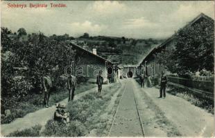 1909 Torda, Turda; Sóbánya bejárata. Füssy József kiadása / salt mine, entrance