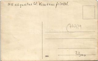 1915 Vízakna-sós-gyógyfürdő, Salzburg, Ocna Sibiului; fürdőzők / spa, bathers. photo (EB)