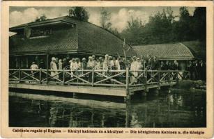 1940 Szováta-fürdő, Baile Sovata; Cabinele regale si Regina / Királyi kabinok és Mária román királyné / Die königlichen Kabinen u. die Königin / royal cabins and Marie, Queen of Romania at the spa (Rb)