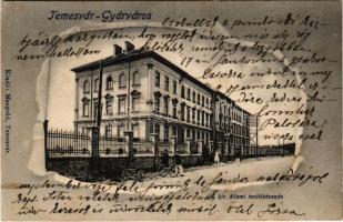 1903 Temesvár, Timisoara; Gyárváros, M. kir. állami tanítóképző. Mangold kiadása / teachers training institute (EK)