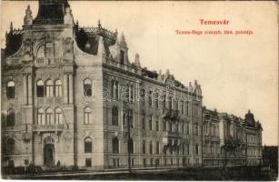 1911 Temesvár, Timisoara; Temes-Bega vízszabályozó társulat palotája / Timis-Bega river control companys palace (EK)
