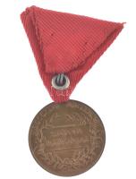 1898. "Jubileumi Emlékérem a Fegyveres Erő Számára / Signum memoriae (AVSTR)" bronz kitünt...