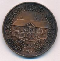 Tóth Sándor (1933-) 1985. "Vedres István / MTESZ Csongrád Megyei Szervezete MÉE" kétoldala...