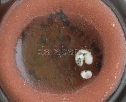 4 db retró kerámia pálinkás pohár, jelzett, hibátlan, m: 6 cm