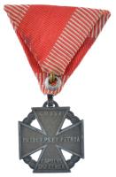 1916. "Károly-csapatkereszt" Zn kitüntetés eredeti mellszalagon "HMA" gyártói je...