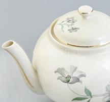 Zsolnay Art Deco teáskanna, tejkiöntővel, jelzett, szép állapotban, m: 7-15 cm
