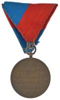 1938. "Felvidéki Emlékérem, II. Rákóczi Ferenc" bronz kitüntetés mellszalagon T:1- patina ...