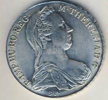 Ausztria 1780. SF Thaler Ag "Mária Terézia" újveret T:1