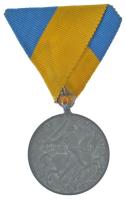 1941. Délvidéki Emlékérem Zn emlékérem mellszalagon. Szign.: BERÁN L. T:1- patina Hungary 1941. Commemorative Medal for the Return of Southern Hungary Zn medal with ribbon. Sign: BERÁN L. C:AU patina NMK 429