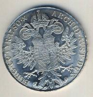 Ausztria 1780. SF Thaler Ag "Mária Terézia" újveret T:1