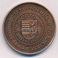 Fritz Mihály (1947-) 1989. "MÉE Székesfehérvár / Albert király" bronz emlékérem(42,5mm) T:...