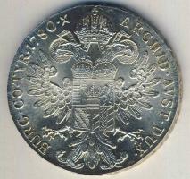 Ausztria 1780. SF Thaler Ag "Mária Terézia" újveret T:1