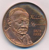 Rajki László (1939-) 1988. Krúdy Gyula / Irodalmi Kör MÉE 1988 bronz emlékérem (42,5mm) T:1 Adamo BP24