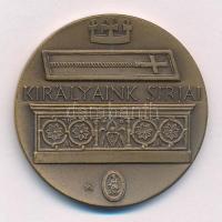 Kiss Nagy András (1930-) 1973. "Magyar Nemzetért / Királyaink Sírjai - BÁV" kétoldalas bro...