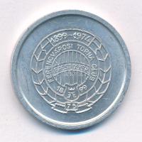 1974. "Ferencvárosi Torna Club 1899-1974 / Erkölcs - Erő - Egyetértés" Al emlékérem (30mm) T:1- kis ph.