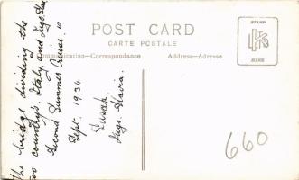 1934 Fiume, Rijeka; Susak / határhíd Olaszország és Jugoszlávia között, határőrök, automobilok, A. V...