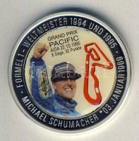 Németország 1995. "Michael Schumacher" multicolor emlékérem Ag 8,7g T:PP