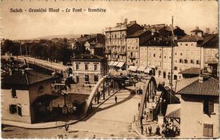 Fiume, Rijeka, Susak; Granicni most / Határhíd / border bridge