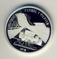 Németország 1995. "Michael Schumacher" multicolor emlékérem Ag 8,7g T:PP