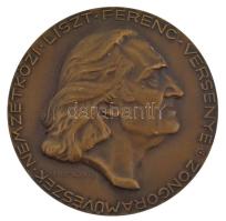 Reményi József (1887-1977) 1933. "Zongoraművészek Nemzetközi Liszt Ferenc Versenye / Budapest 1933" bronz emlékérem (70mm) T:1- TP 2238.