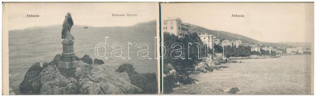 Quarnero, Kvarner Gulf; Crikvenica, Abbazia, Fiume. Belül Pannónia kivándorlási hajó, Schenk kávéház...