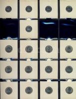 Hollandia 1948-1980. 1c - 2 1/2 G forgalmi pénz tétel 133 klf db, erre való speciális albumban T:1,2...