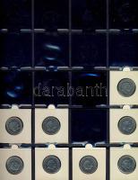 Hollandia 1948-1980. 1c - 2 1/2 G forgalmi pénz tétel 133 klf db, erre való speciális albumban T:1,2...