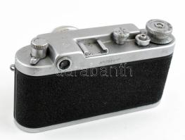 cca 1960 FED-2 szovjet fényképezőgép, Industar-26M 1:2,8/50 mm objektívvel, eredeti tokjában, működő...