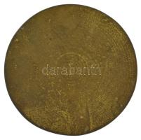 DN "Ezer éves államiságunk" kétoldalas bronz emlékplakett feloldatlan szignóval (98mm) T:1...