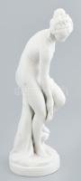 Mitológiai alak, porcelán, jelzés nélkül, hibátlan, m: 22 cm