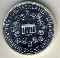 Németország 1998. "Richard w. Weizsäcker" Ag 10,2g T:PP