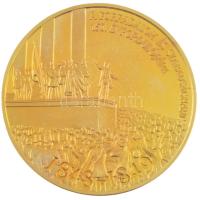 1998. "1848-49. forradalom és szabadságharc 150. évfordulója" aranyozott emlékérem (42mm) ...