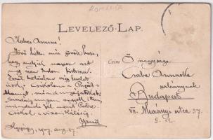 1907 Algyógy-Gyalmár, Geoagiu-Gelmar; Vashíd a Maroson. Adler fényirda / bridge, River Mures (Rb)